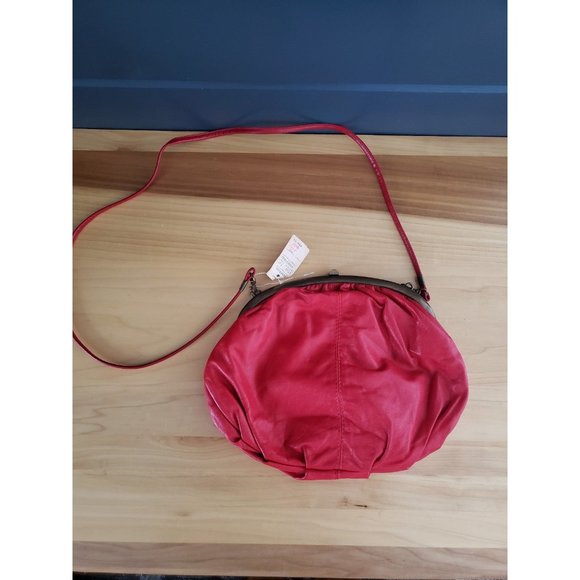 80s(?) Deadstock Red Leather Purse‎ - Picture 1 of 6